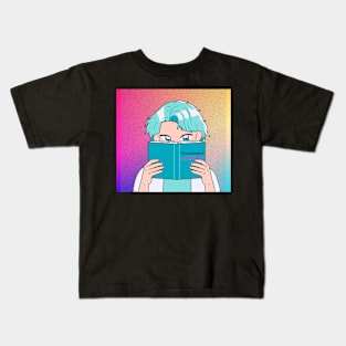 anime bookworm avatar tshirt Kids T-Shirt